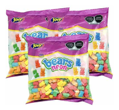 Gomitas Ositos Neon Jovy 3 Kg