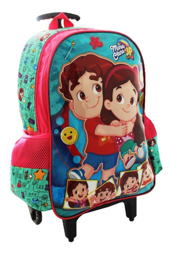 Imagem 2 de 5 de Mochila Escolar Com Rodinhas Maria Clara & Jp Youtubers Clio