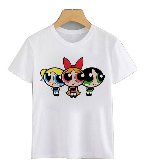 Polera Niña Sublimada Las Chicas Super Poderosas1 Polera Niña Sublimada Las Chicas Super Poderosas1