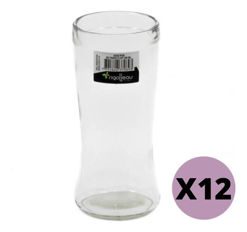 Vasos Rigolleau Pub 300 Ml Set X 12 Unidades Color Transparente