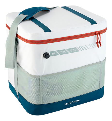 Hielera Flexible De Camping Compact Fresh 35 Litros Quechua Color Verde