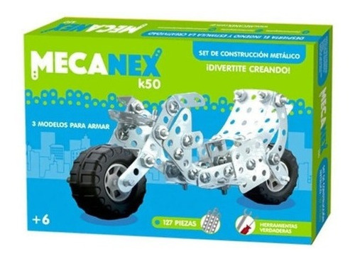 Mecanex K50 Juego Herramientas 127 Piezas Metalicas Armar