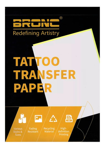 Papel Hectografico Bronc Thermal/termal Termocopiadora X 100