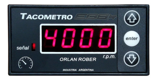 Tacometro Digital Orlan Rober Diesel 12v 24v D-cv-06 Egs