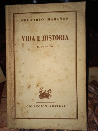 Vida E Historia - Gregorio Marañón (Usado)