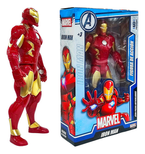 Muñeco Figura De Acción Marvel Iron Man Articulado 