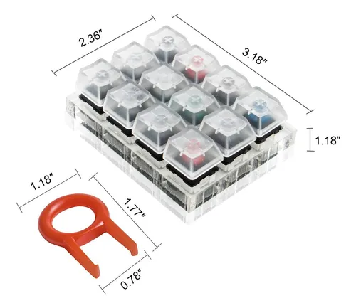 Griarrac Cherry Mx Switch Tester Switch Sampler Teclados 12