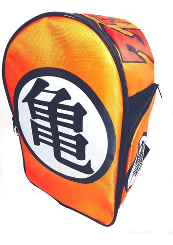 Dragon Ball Z Mochila Backpack Kanji Roshi Goku Tortuga