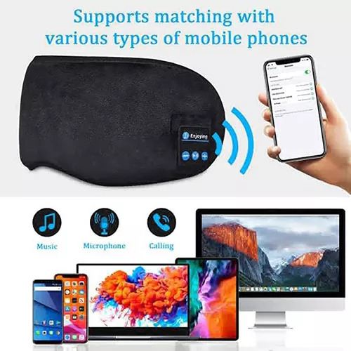 Gafas De Dormir Bluetooth Supersuaves Con Auriculares
