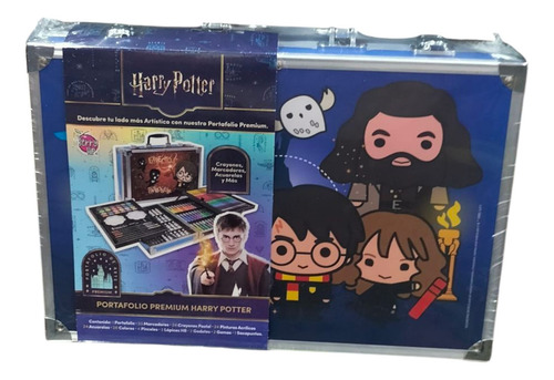 Set De Arte Harry Potter Marcadores Dibujo Colores Plegable