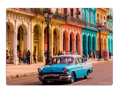 Quebra Cabeça 1000 Peças Carro Antigo Ruas De Cuba Caribe