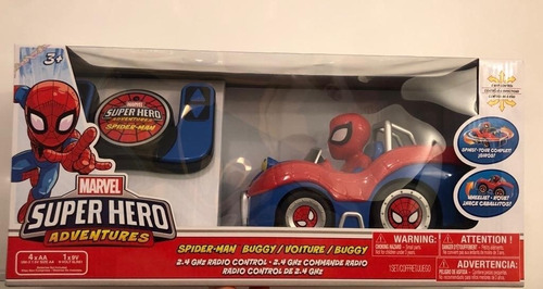 Carro Con Radio Control Spiderman Marvel | Meses sin intereses