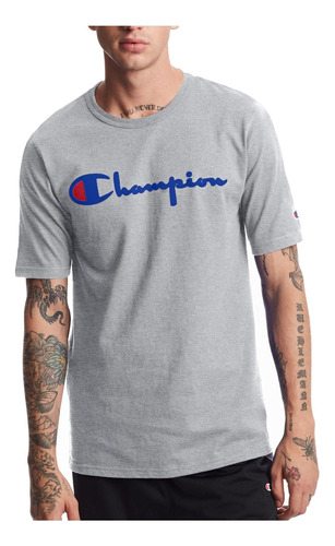 Champion Playera Heritage Para Hombre, Logotipo Script, Oxf