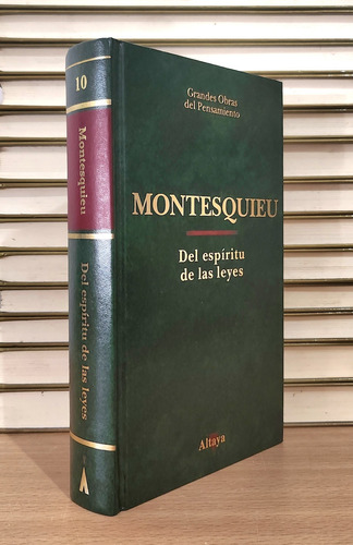 Del Espiritu De Las Leyes Montesquieu