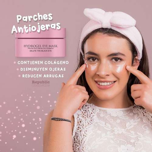 Parches Antiojeras De Colageno Reduce Ojos Cansados 60 Pcs Mixta