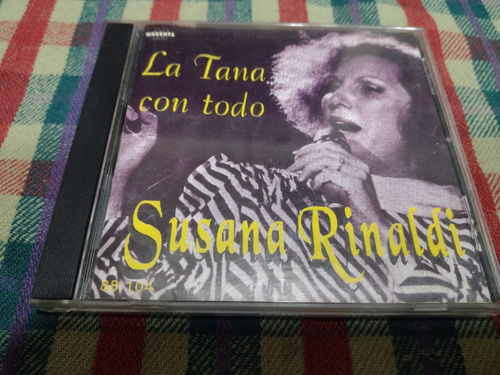 Susana Rinaldi / La Tana Con Todo Cd Ind Arg (pe30)