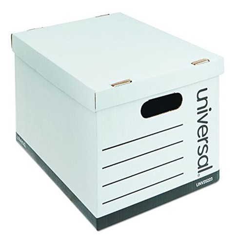 Universal 25223 Cajas Económicas, 12 X 15 X 9 7/8, Blanco (c