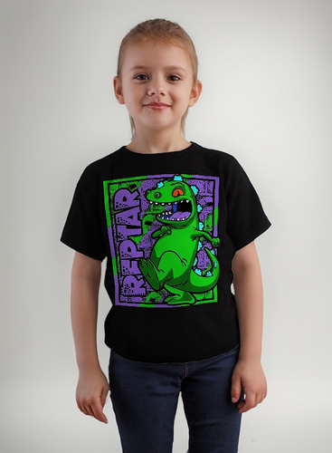 Playera Infantil Reptar Los Rugrats Caricatura Retro 90´s 2