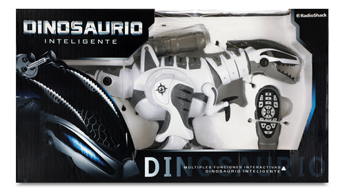 Dinosaurio Inteligente De Control Remoto Radioshack Color Blanco
