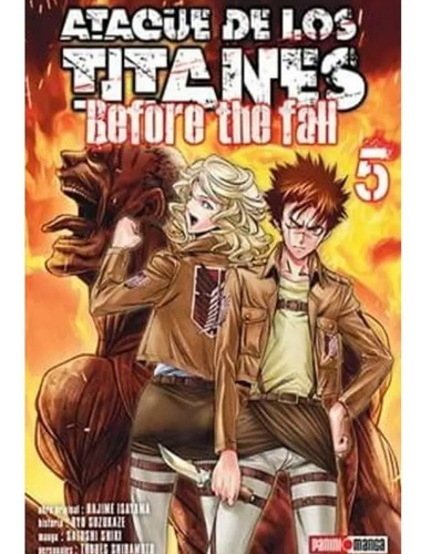 Manga Panini Ataque De Los Titanes Before The Fall N.5   