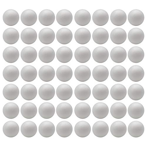 Craft Foam Balls 56-pack 2 Inches In Diamete, Smooth An...