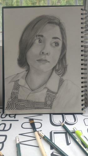 Dibujo A Lápiz Retrato Realista