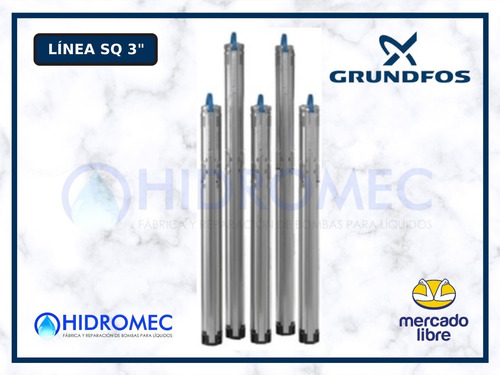 Imagen 2 de 7 de Bomba Sumergible Pozo Grundfos Sq 1-80 Monofásico 1hp 3 PuLG