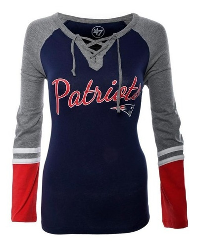 Sudadera 47 Mujer Azul New England Pats F19lwfblu441696ln