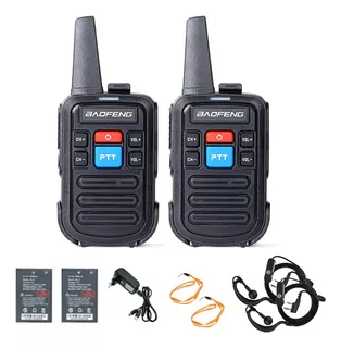 2 Radios Walkie Recargables Usb Baofeng Bf-c50 - 2 Piezas