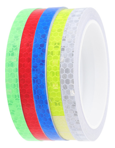 Pegatinas Reflectantes Para Bicicletas, 5 Rollos