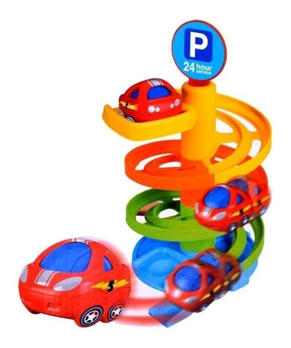 Juego Pista Mi Primer Parking Pista Autos Juguete Niño Bola8