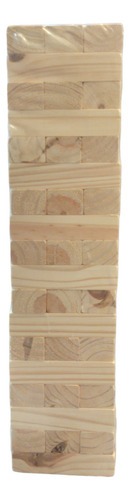Jenga gigante de várias peças