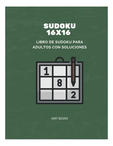 comprar Libro: Sudoku 16x16 Libro De Sudoku Para Adultos Con Sudoku