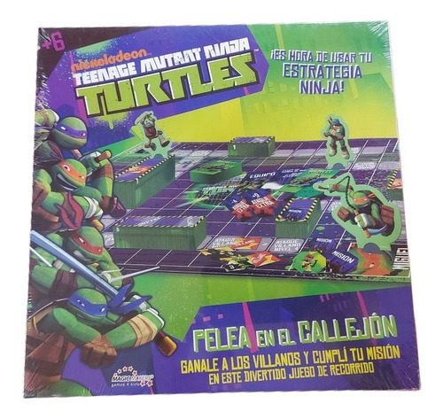 Tortugas Ninjas - Juego De Mesa - Pelea En El Callejon