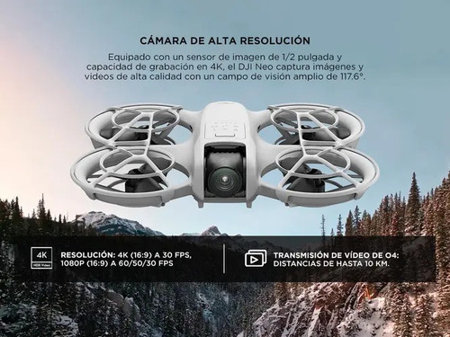 Drone Dji Neo Wb5211 Batería Estabilizador Mecánico De Eje Gris