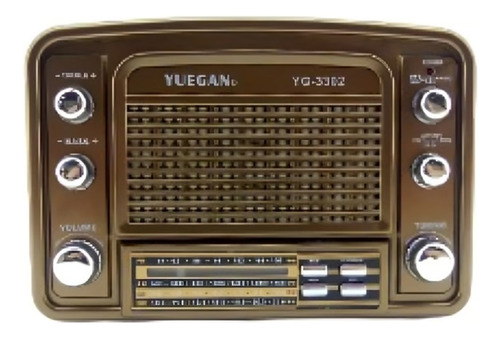 Radio Multibanda Yuengan Mod Yg-3302 Retro Usb-tf Recargable
