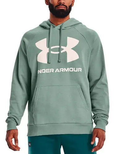 Sudadera Fitness Under Armour Rival Fleece Big Logo Verde Ho