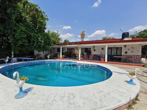 Casa En Venta En Col. Niño Artillero Con Departamento Independiente, Jardín Y Alberca Apta A A Créditos