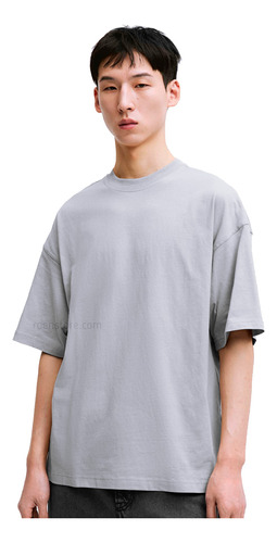 Polo Oversize Color Gris Artico