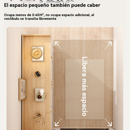 Zapatero Moderno Con 4 Puertas 1 Cajón, 120x32x85cm Color Roble+blanco