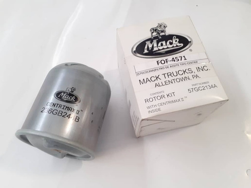 Filtro De Aceite Tipo Centrimax Mack (4571) 