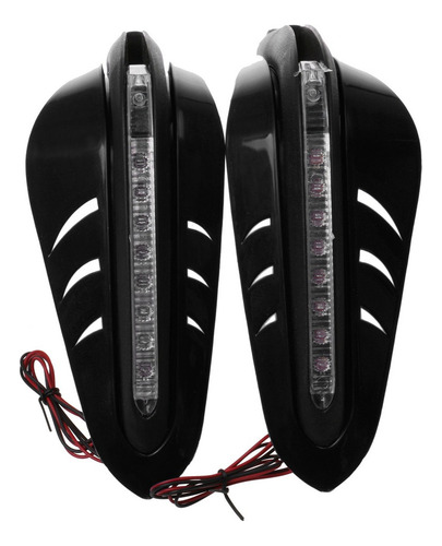 2 Unidad Cubierto Manija Protector Led Luces Barra Cepillos