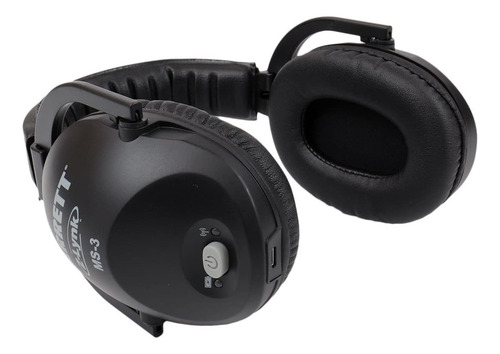 Auriculares Garrett, Detectores De Metales/negros/con Cable