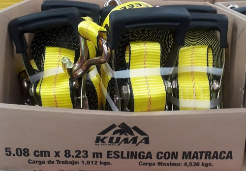 Eslinga Tensor Con Matraca 8.2m X 5cm 1500kg Kuma Everest