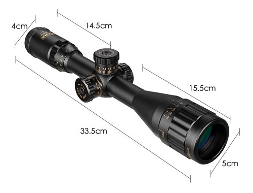 Luneta Airsoft 4-16×44 Óptica Tática Riflescope Sniper Diana