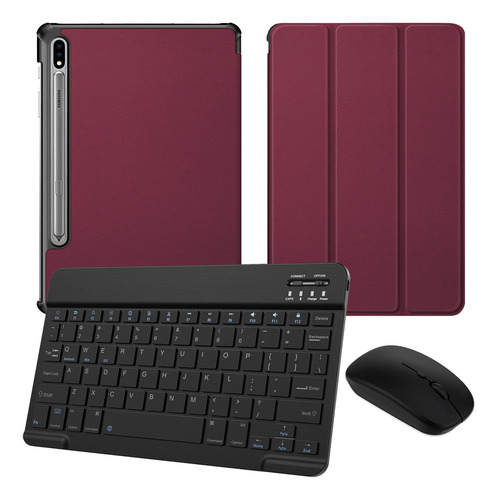 Funda + Teclado Para Samsung Galaxy Tab S8 Sm-x800/x806 12.4