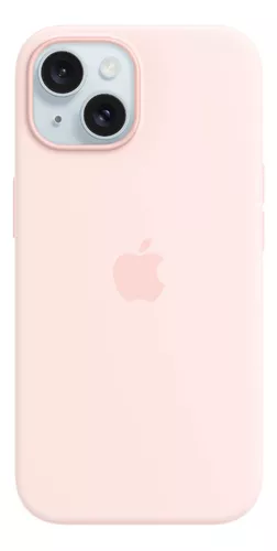 Comprar Funda Apple iPhone 15 Pro MagSafe Silicon Rosa Claro