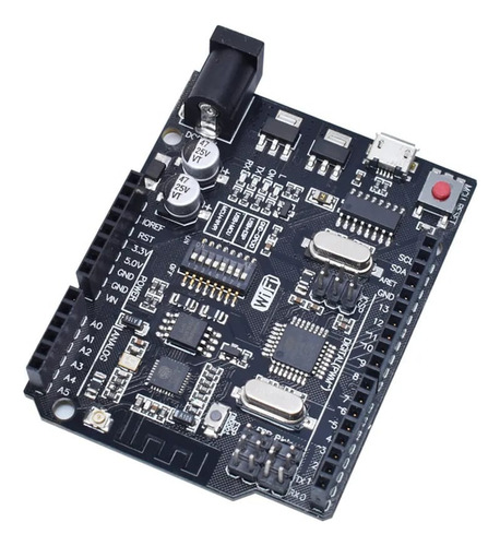 Placa Uno R3 + Wifi Atmega328p + Esp8266 (32mb)+ttl Ch340g