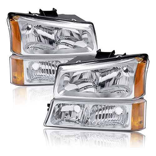 Faros Delanteros Pit66, Compatibles Con Modelos 03-06 Chevy 