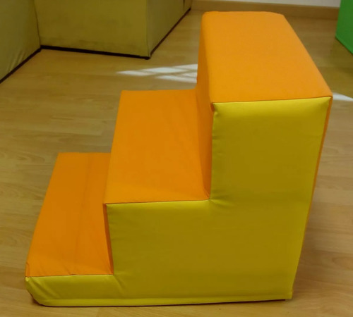 Imagen 4 de 5 de Escalera Goma Espuma Rampa Prisma(3 Piezas)set Nº2 Con Envio